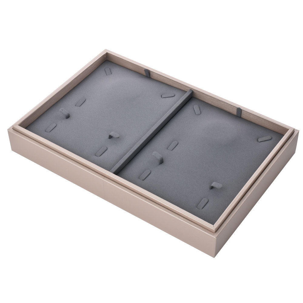 PU Jewelry Display Necklace Tray