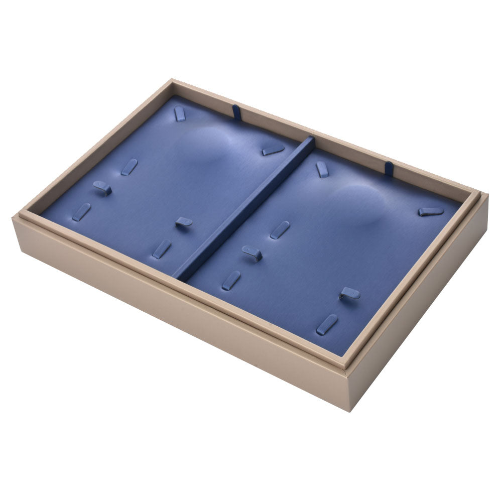 PU Jewelry Display Necklace Tray
