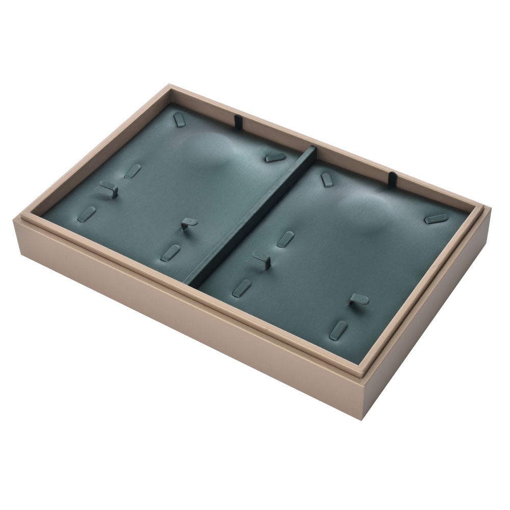 PU Jewelry Display Necklace Tray