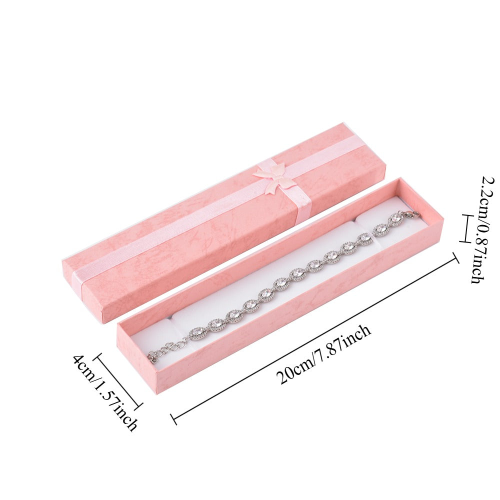12Pcs (B10-82-PEA) Pink Fashion Bracelet  Boxes