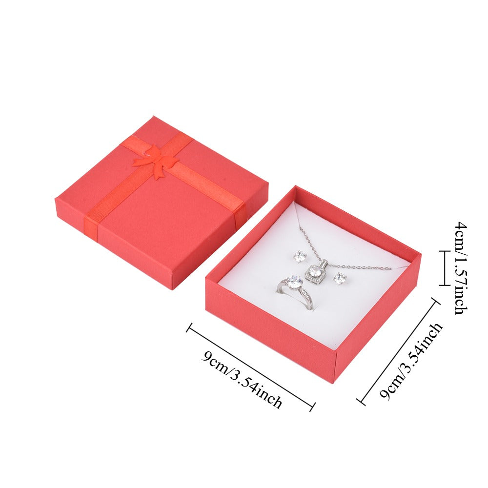 12Pcs (B10-44-R) Red Fashion Necklace  Boxes