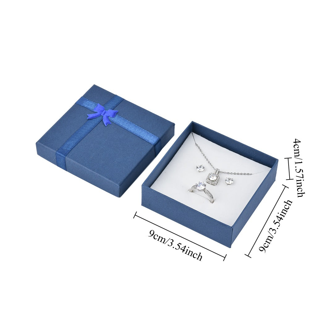 12Pcs (B10-44-B) Blue Fashion Necklace  Boxes