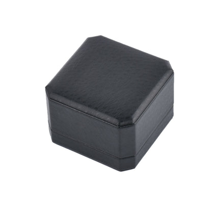 Black LED Jewelry Box, Square Ring Box With Light，Price For 12 PCS