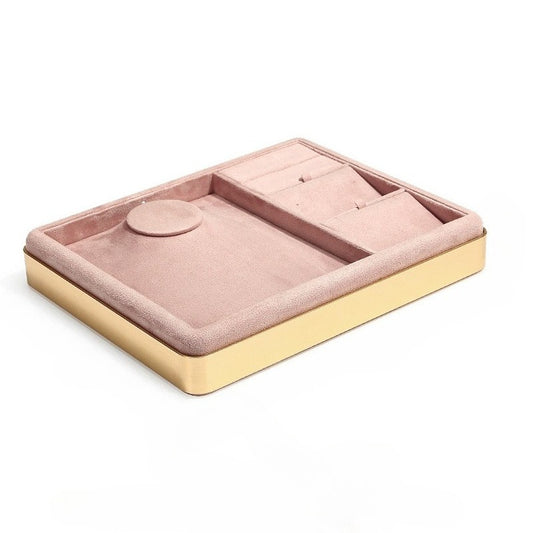 Metal Jewelry Display Tray for Necklaces, Rings & Pendants