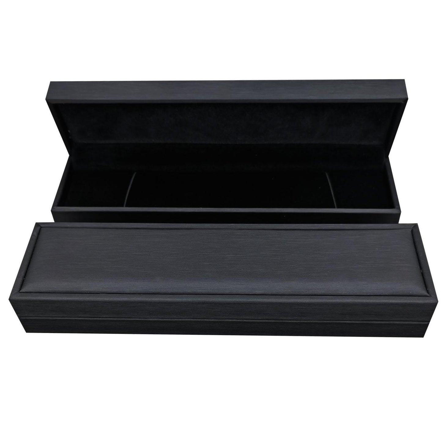 Classic PU Black Jewelry Boxes