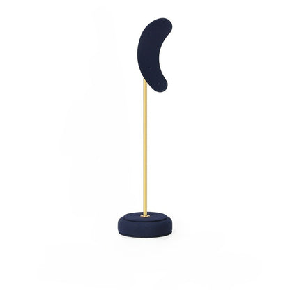 Luxury Microfiber Ear-shaped Earring Display Stand