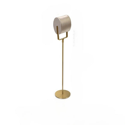 Beige Velvet Jewelry Display Set with Gold Metal Base - Complete Stand for Necklaces, Earrings, Rings & Bracelets