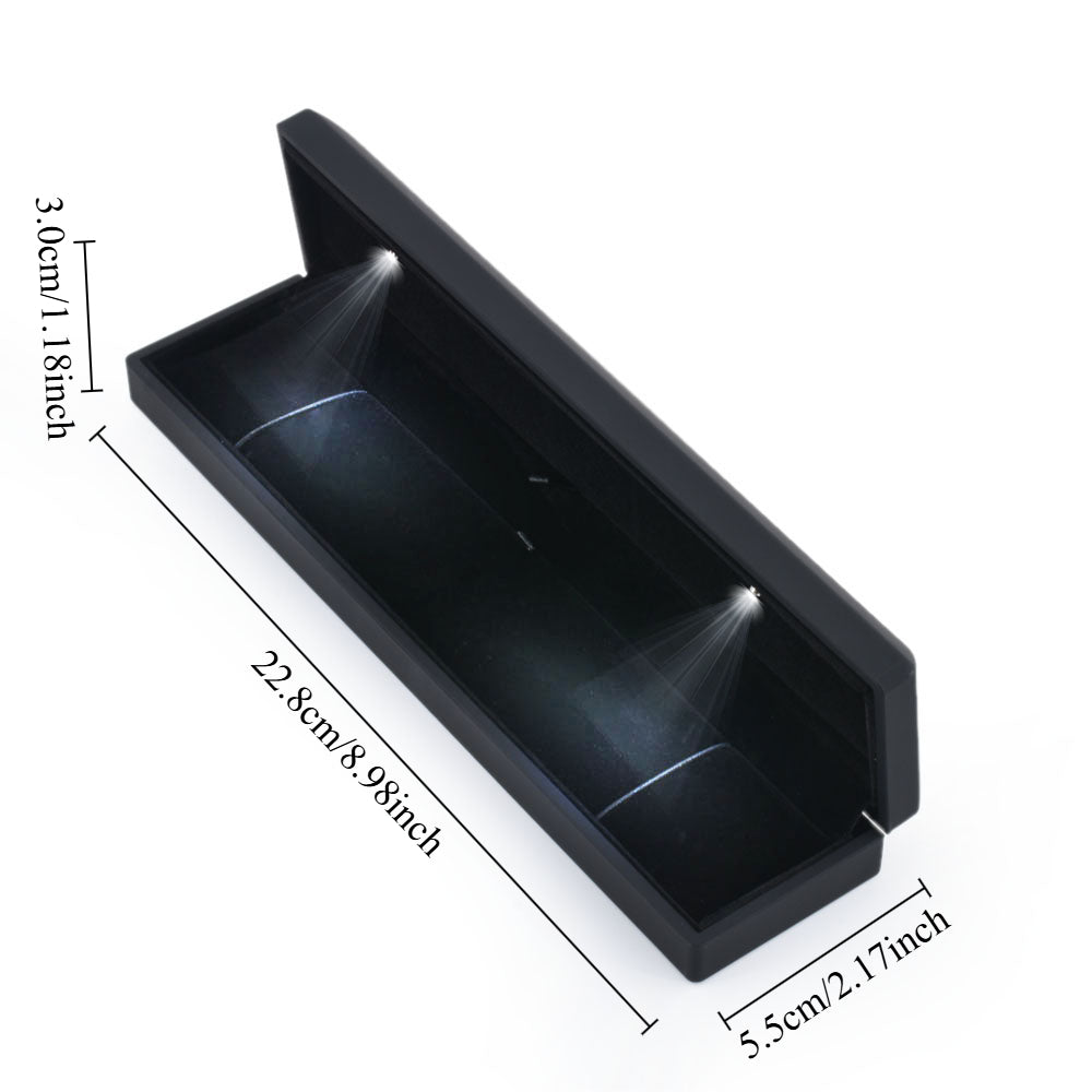 Popular-Selling Black Square Shaped Led Jewelry Boxes,Price For 1 Pack