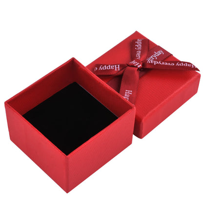 B1522-X8 Fashion Bow Tie Ring Boxes With 6 Colors, Price for 24Pcs.