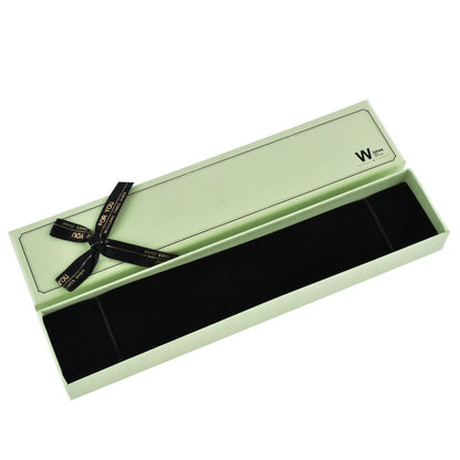 B1582-X7 Fashion 6 Colors Necklace Boxes with Ribbon, Price for 12 PCS.