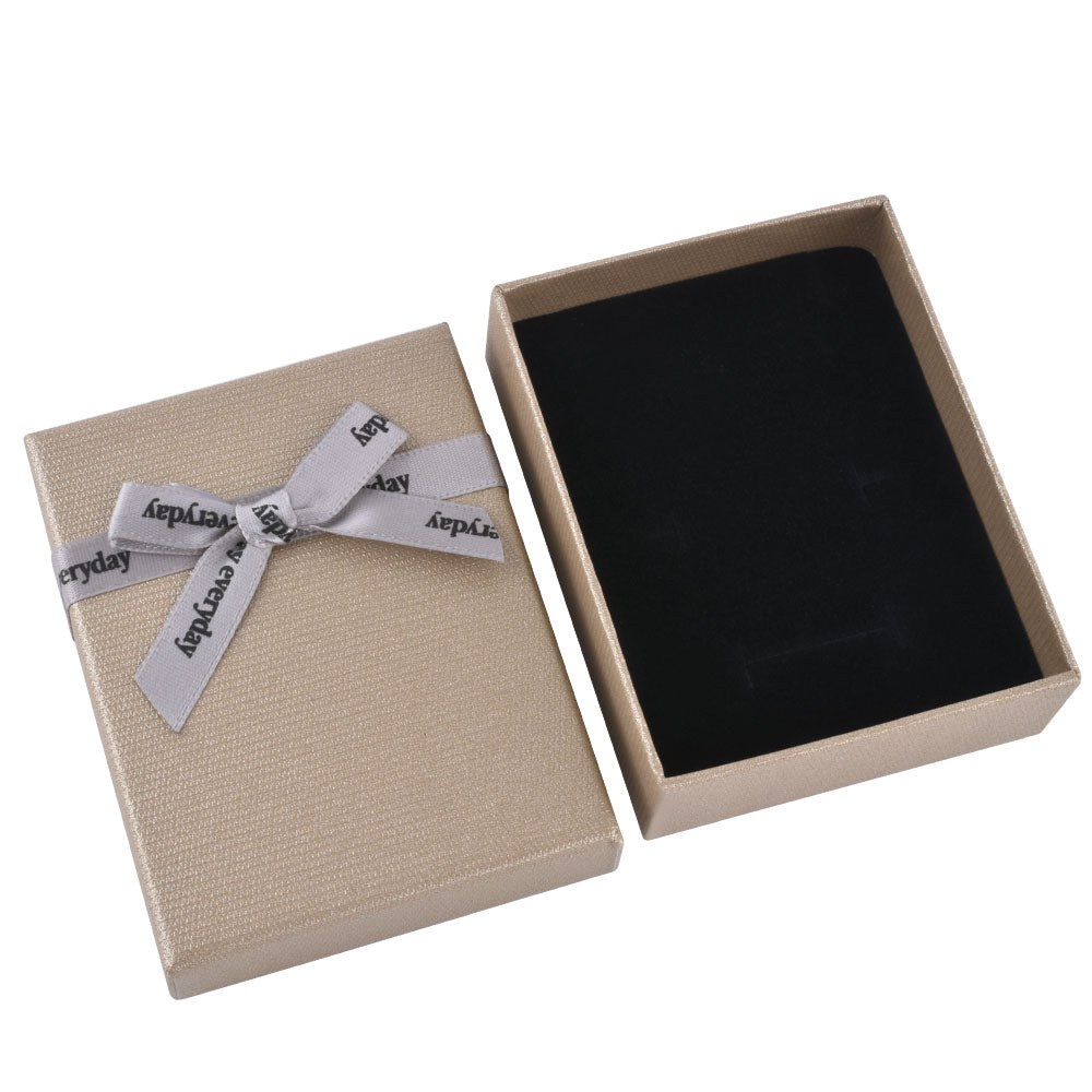 B1534-X8 Fashion Bow Tie Pendant Earring Necklace Boxes With 6 Colors, Price for 12 Pcs.