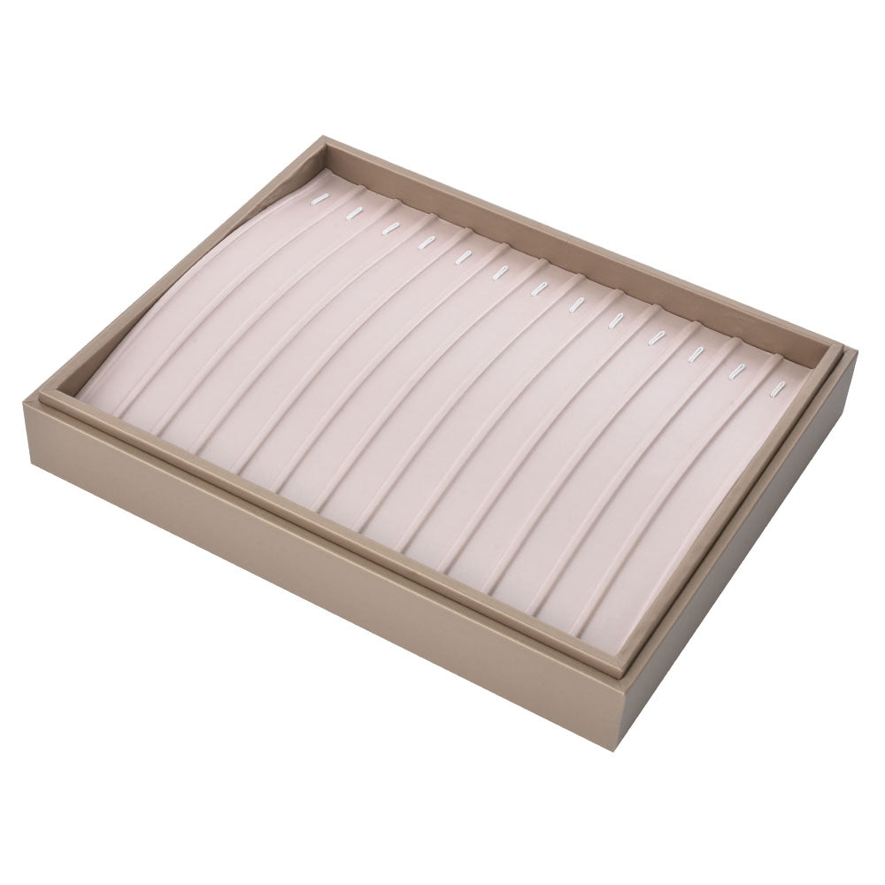 PU Jewelry Display Bracelet Tray