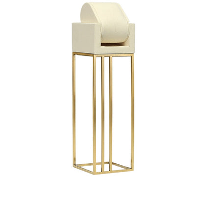 New Luxury Watch Display Set | Metal & Beige Stand for Store Window & Live Streaming