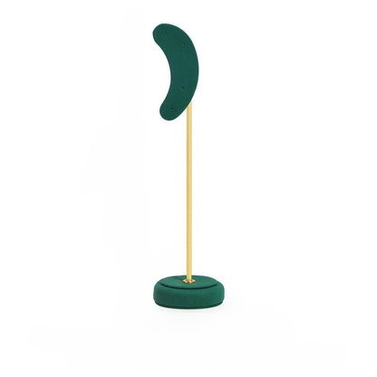 Luxury Microfiber Ear-shaped Earring Display Stand