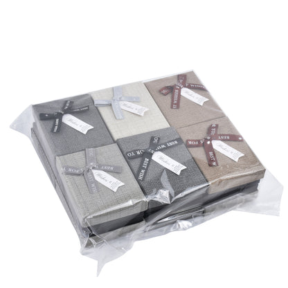 B1534-X5 Fashion Cardboard Pendant Boxes With 6 Colors, Price For 12 Pcs