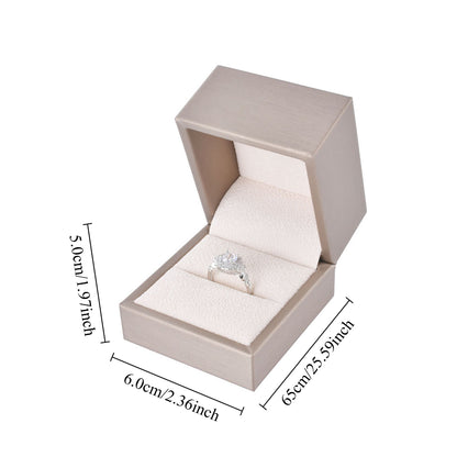 Classic PU Jewelry Boxes，Price For 1 Pack