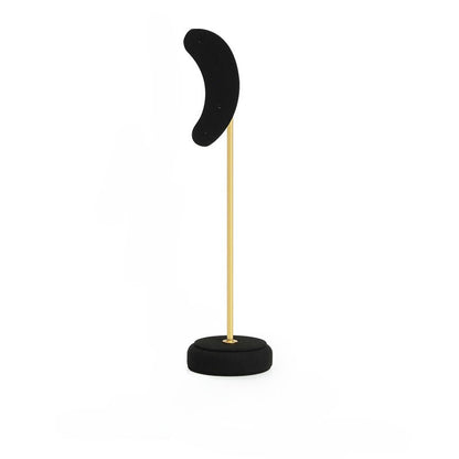 Luxury Microfiber Ear-shaped Earring Display Stand