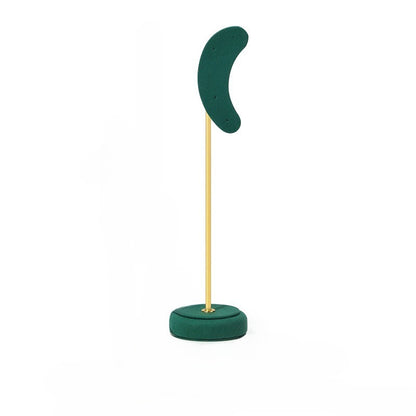 Luxury Microfiber Ear-shaped Earring Display Stand