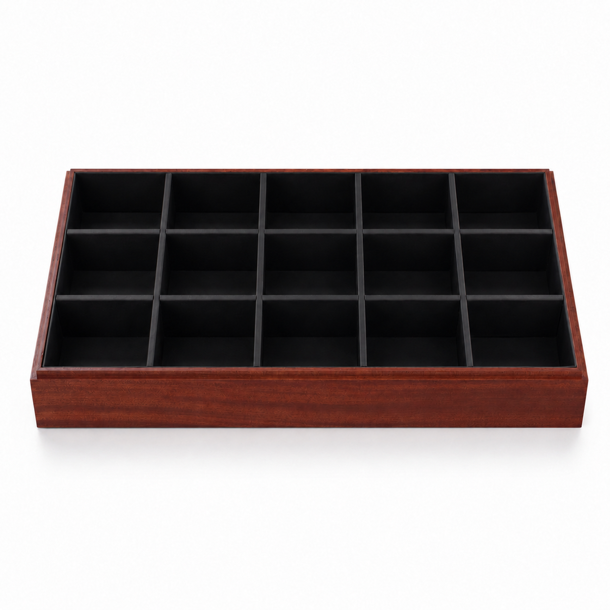 Black 15-Compartment Wooden Watch and Bracelet Display Tray – Jeweller Buy