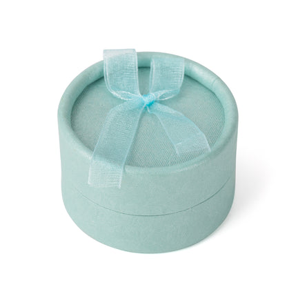 Round Fashion Blue Ring Boxes, Price For 30PCS