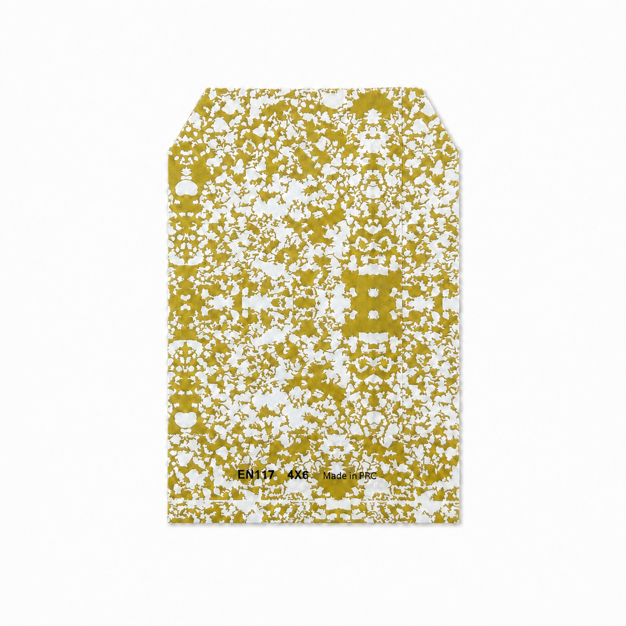 Gold Floral Peel-and-Seal Jewelry Envelopes – 4 × 6 in, 100 Pack