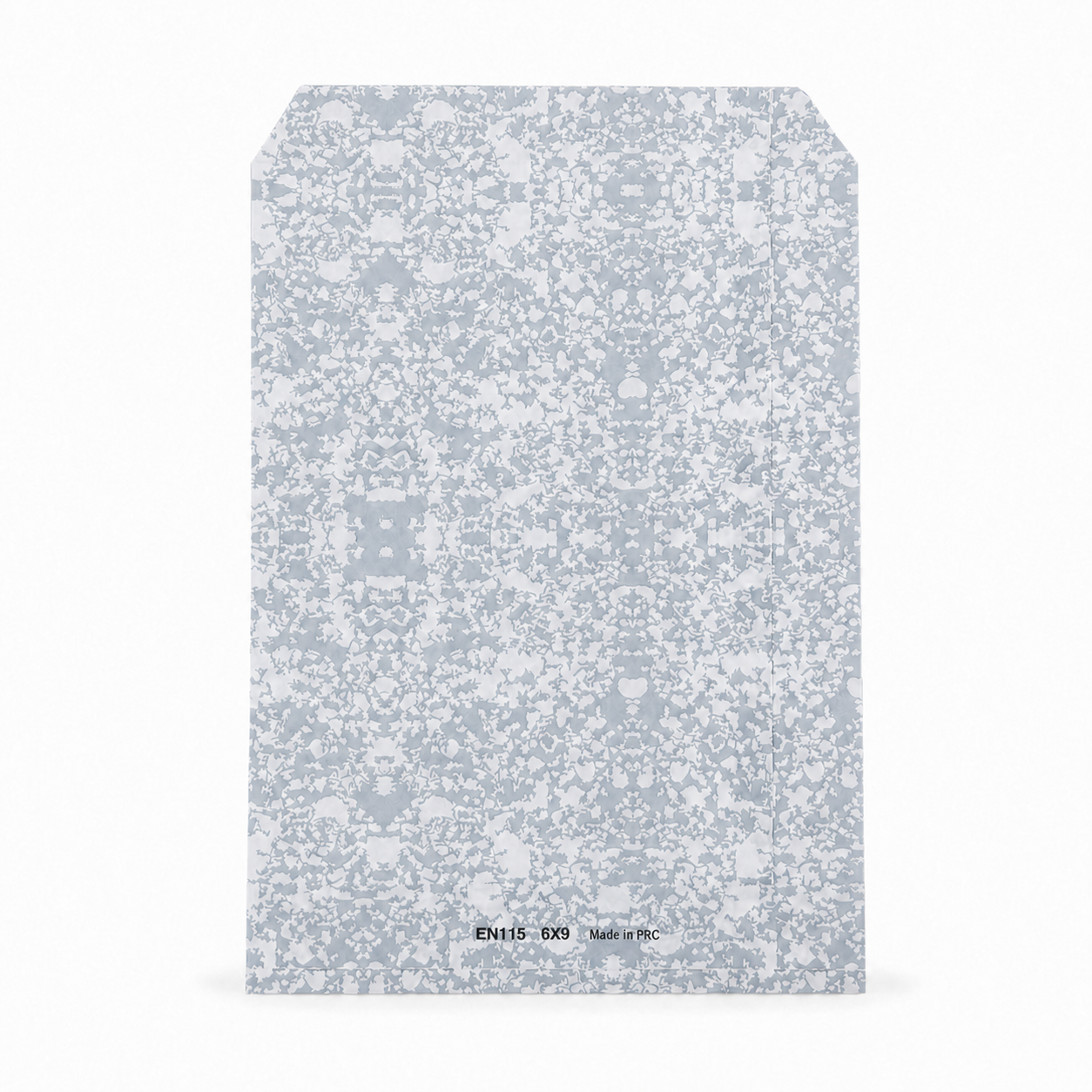 Silver Rose Self-Seal Jewelry Paper Envelopes – 6 × 9 in, 100 Pack