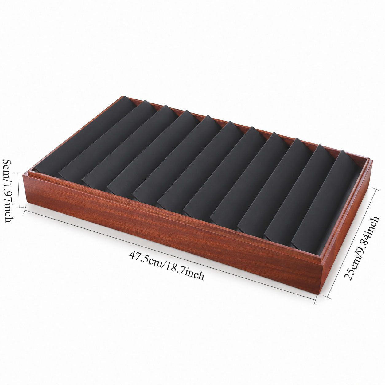 black wooden side