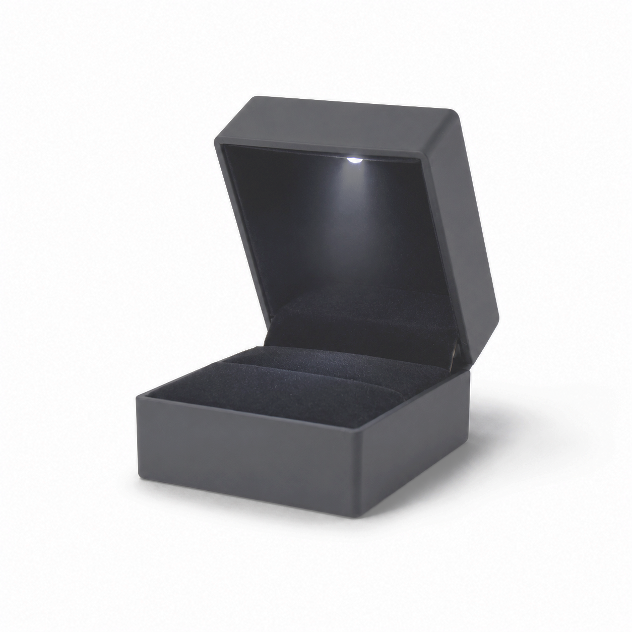 Black Velvet Ring Box