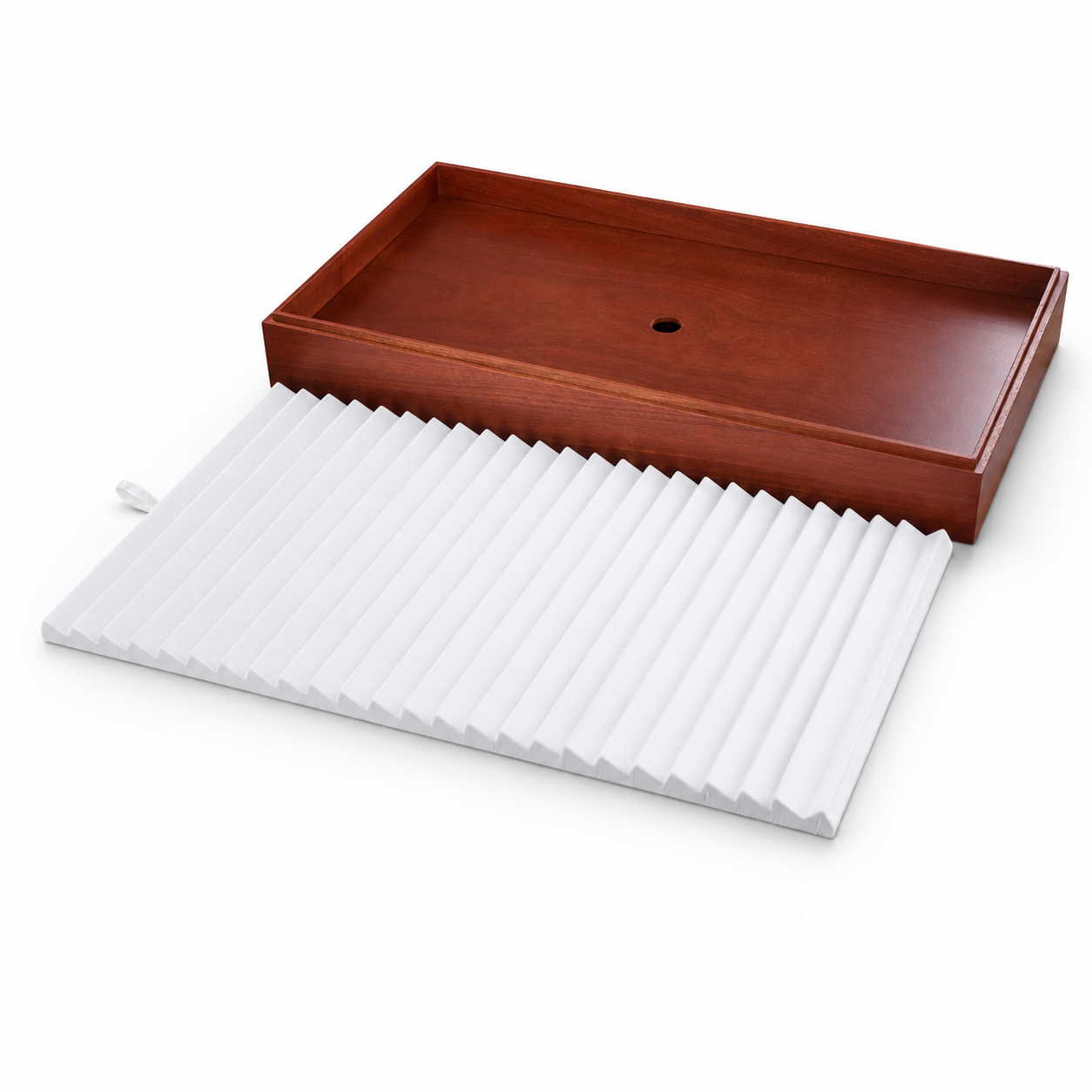 24-Slot Wooden Bracelet Display Tray with White Padded Inserts – Jeweller Buy