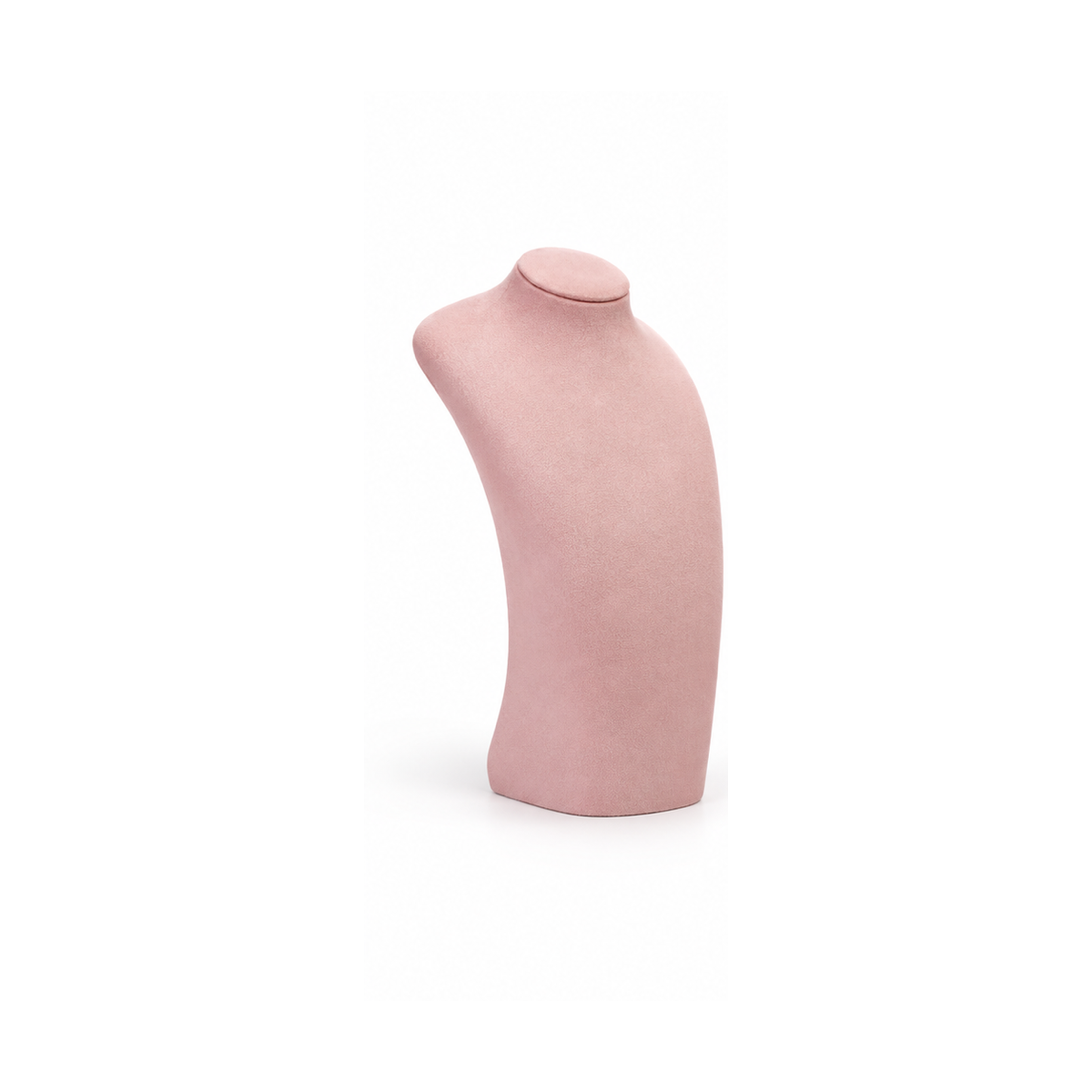 Pink Curved Bust H2 / 18 x 34.5 cm necklace display - CND013
