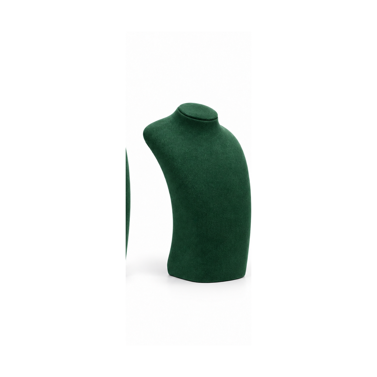 Green Curved Bust H2 / 18 x 34.5 cm necklace display - CND016