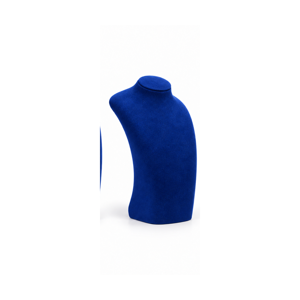 Blue Curved Bust H2 / 18 x 34.5 cm necklace display - CND017