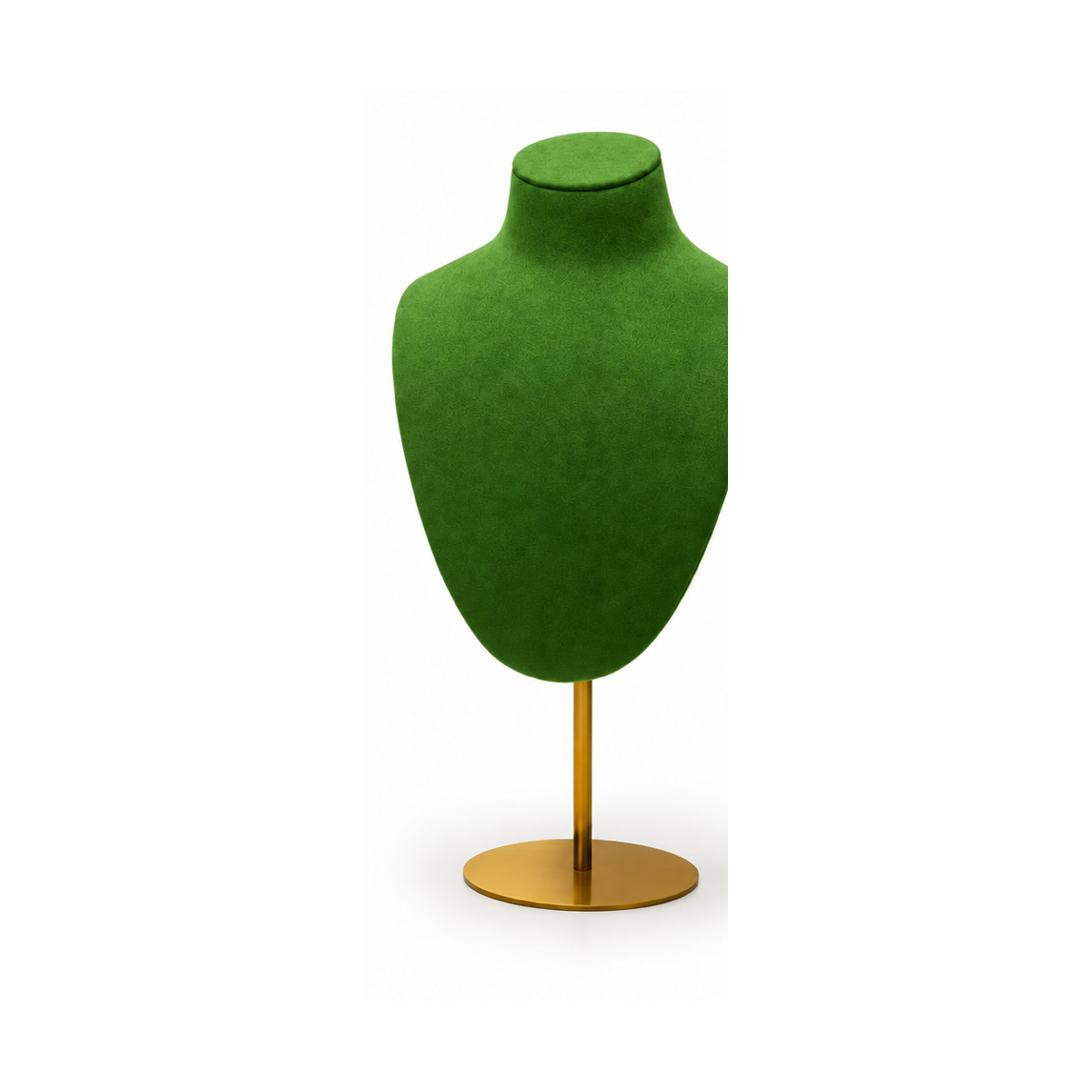 Grass Green Metal Portrait Large / 15 x 35 cm necklace display - CND040