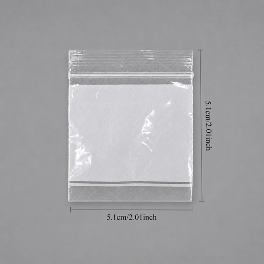 2" x 2" White Block Reclosable Jewelry Bags, 1000-Pack – Jeweller Buy