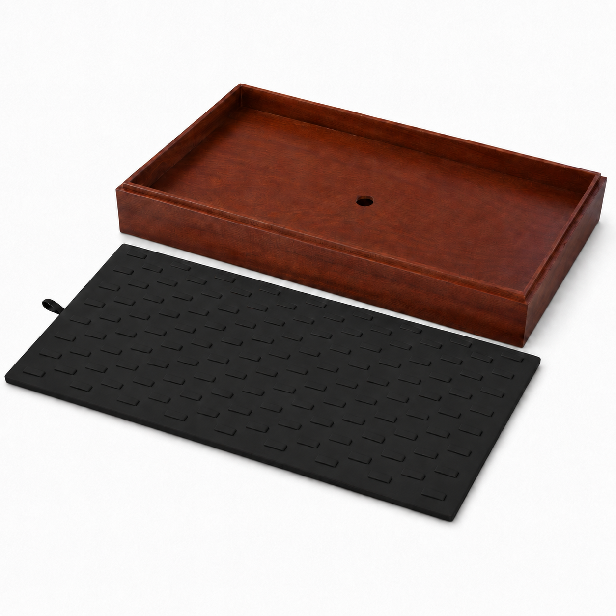 128-Slot Wooden Ring Display Tray with Black Steel Clip Insert – Jeweller Buy
