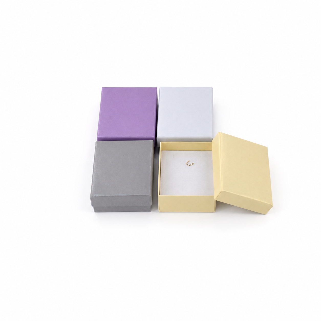 48-Pack Assorted Color Pendant and Earring Jewelry Boxes with Cotton Inserts – Jeweller Buy