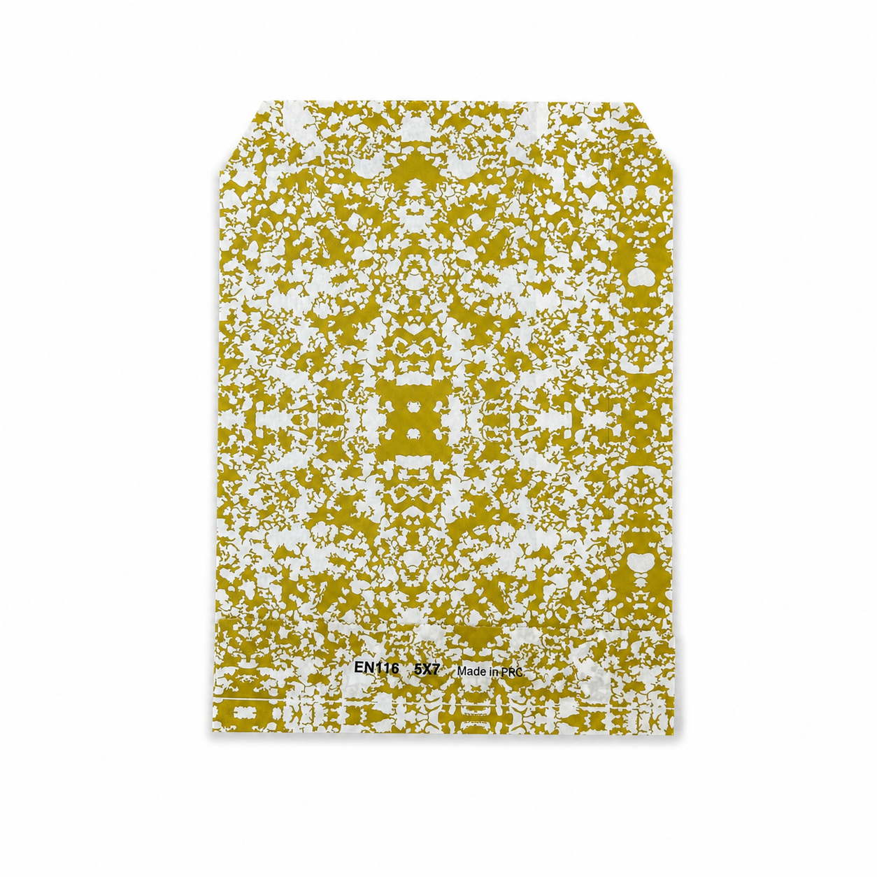 Golden Paper gift bag  Price For 100pcs, 5" × 7"