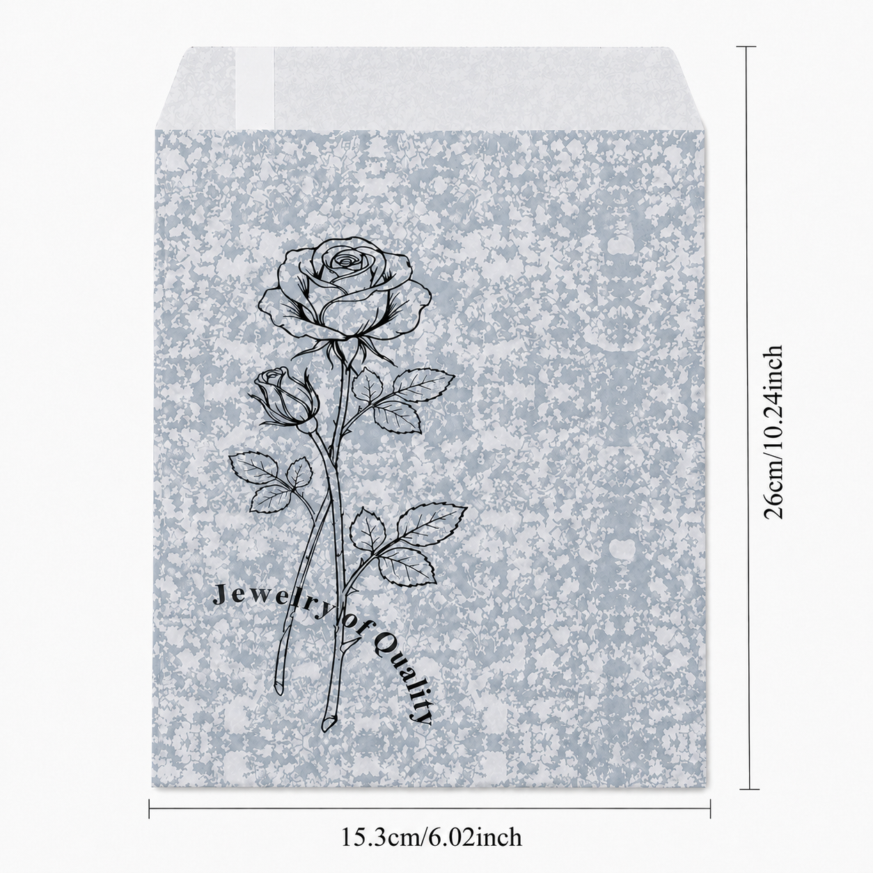 Silver Paper gift bag  Price For 100pcs, 8.5" × 11"