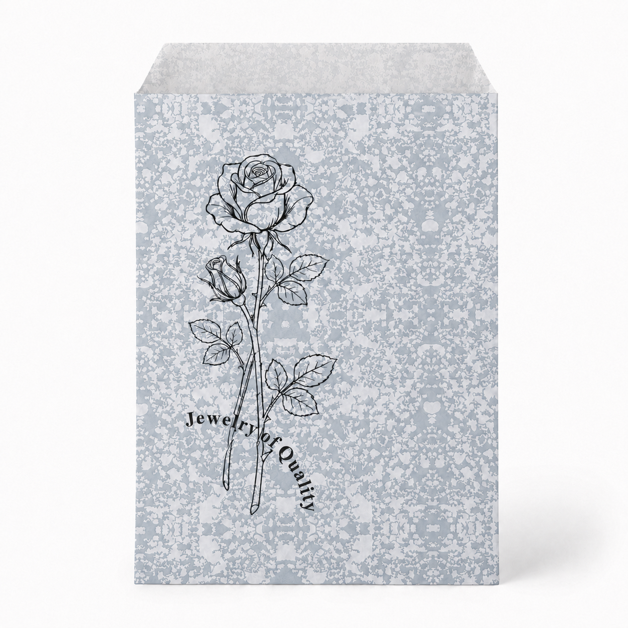 Silver Paper gift bag  Price For 100pcs, 6" × 9"