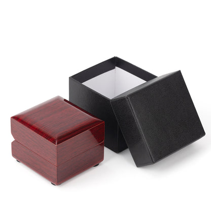 Glossy Ring Wooden Box With Light,Price for 12 pcs