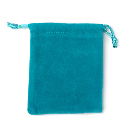 Light Blue Velvet Pouch， Price for 100Pieces