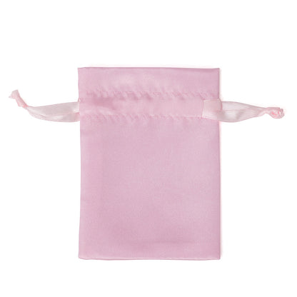 50PCS Multiple Colors Satin Drawstring Pouches Wedding Party Toys Makeup Favor Present Bags