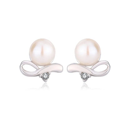 Wholesale ladies fine zirconia jewelry 925 sterling silver fresh water pearl earring pendant necklace set