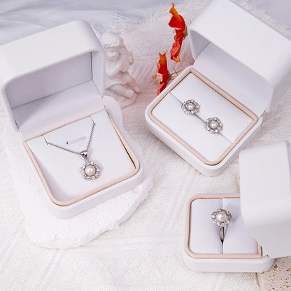 Fashion jewellery fine jewelry ladies women necklaces pendant earrings and ring set