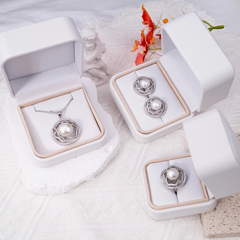 Fashion jewellery fine jewelry ladies women necklaces pendant earrings and ring set