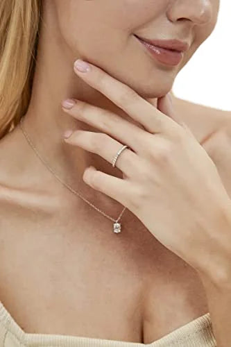 Jeweller Buy  925 Sterling Silver Moissanite Engagement Ring for Women