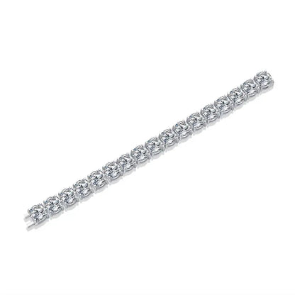 5-Carat Moissanite Tennis Bracelet for Women - GRA Classic Luxury Jewelry, Sparkling Gift for Her