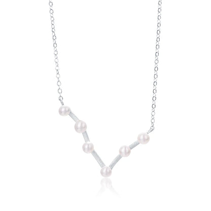 Custom real s925 925 sterling silver cultured freshwater pearl women jewelry necklace for women