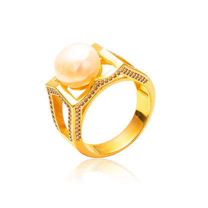 S925 pure silver pearl ring, female niche design, light luxury, high-end feeling, cool style, Instagram trendy fashion