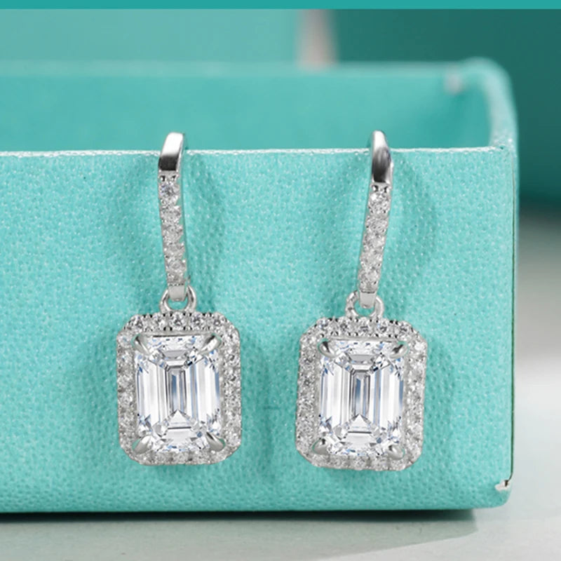 Jeweller Buy Wholesale 925 Sterling Silver Moissanite Earrings VVS1 Diamond Huggie